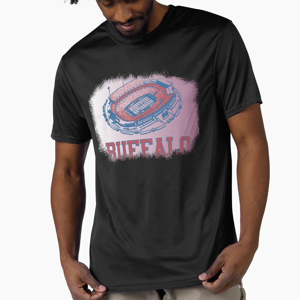 Bills Stadium T-Shirt - Novelty Apparel for Adults - T-Shirt, Sweatshirt, Hoodie