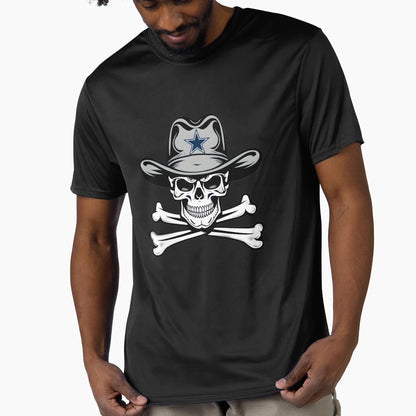 Cowboys Skull T-Shirt - Novelty Apparel for Adults - T-Shirt, Sweatshirt, Hoodie