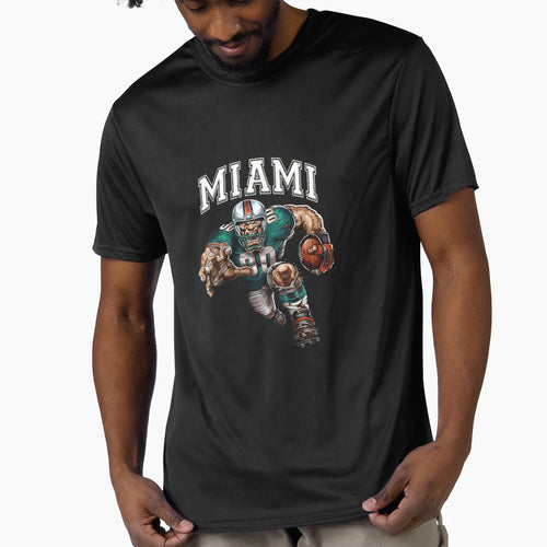Miami Football T-Shirt - Fun Novelty Design Unisex - T-Shirt, Sweatshirt, Hoodie