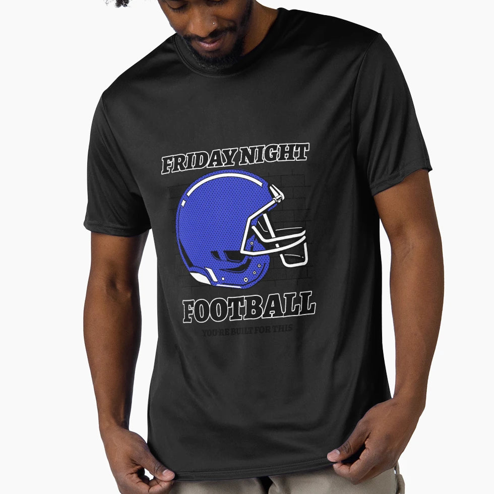 Friday Night Football Blue Helmet T-Shirt - Streetwear Style Unisex - T-Shirt, Sweatshirt, Hoodie