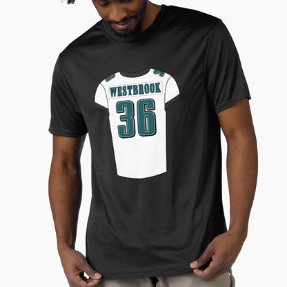 Brian Westbrook Away Jersey T-Shirt - Custom Art Print Unisex - T-Shirt, Sweatshirt, Hoodie