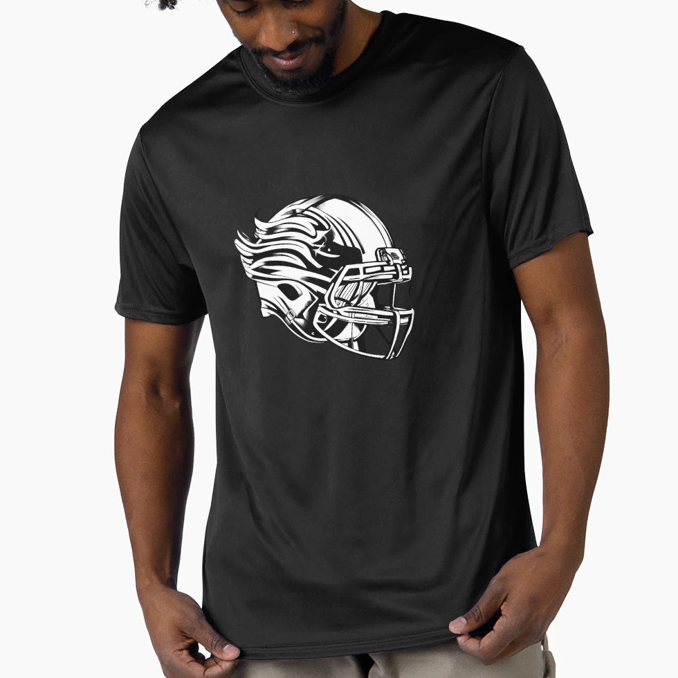 American Football Helmet Equipment T-Shirt - Fun Novelty Design Men Women - T-Shirt, Sweatshirt, Hoodie