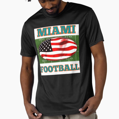 Copy Miami Football T-Shirt - Casual Everyday Wear Unisex - T-Shirt, Sweatshirt, Hoodie