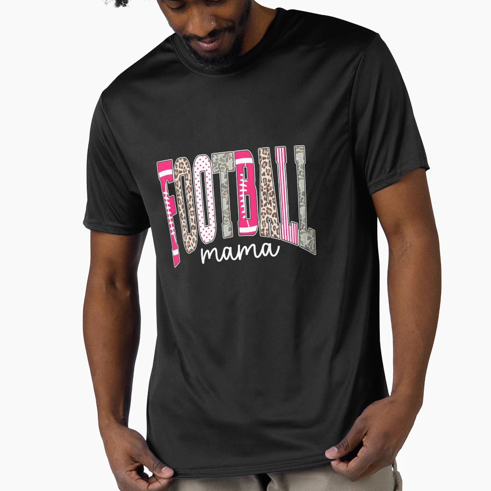 Football Mama T-Shirt - Custom Art Print Men Women - T-Shirt, Sweatshirt, Hoodie