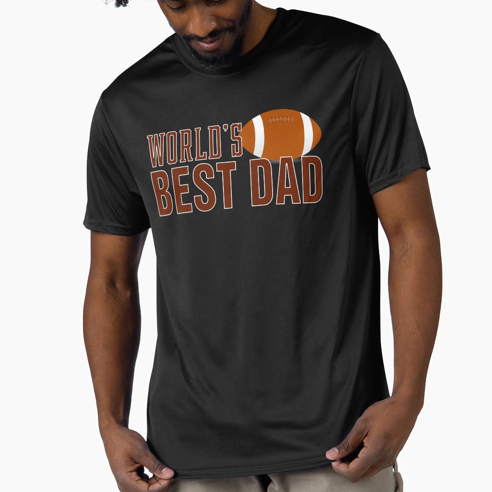 Simple Worlds Best Dad Typography T-Shirt - Aesthetic Graphic Men Women - T-Shirt, Sweatshirt, Hoodie