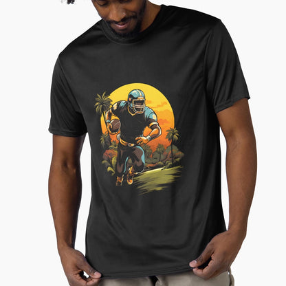 American Football Rugby Player T-Shirt - Trendy Graphic for Adults - T-Shirt, Sweatshirt, Hoodie