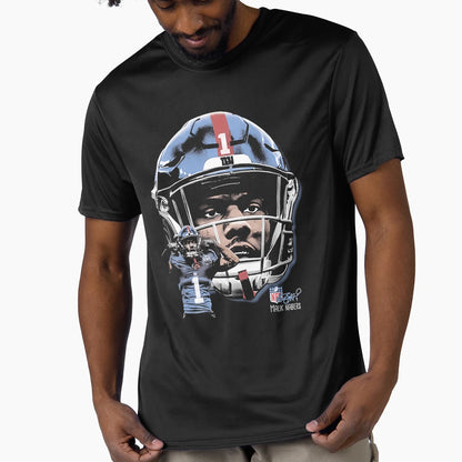 Malik Nabers New York G Helmet T-Shirt - Unique Graphic Men Women - T-Shirt, Sweatshirt, Hoodie