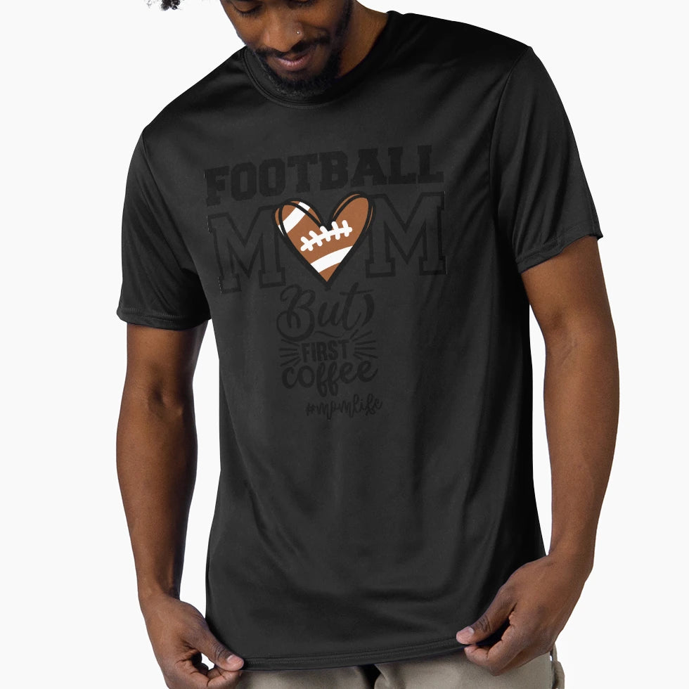 Football Mom Coffee Nurse T-Shirt - Minimalist Print Men Women - T-Shirt, Sweatshirt, Hoodie