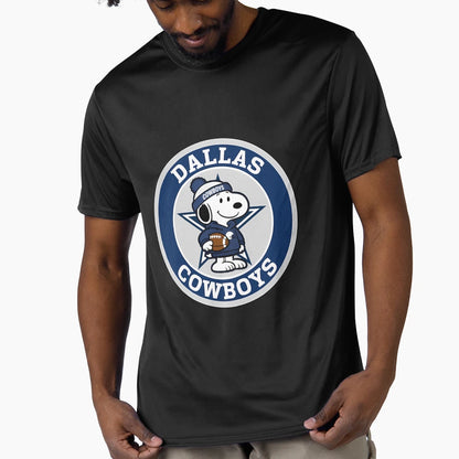 Dallas Cowboys Snoopy Logo T-Shirt - Custom Art Print Men Women - T-Shirt, Sweatshirt, Hoodie