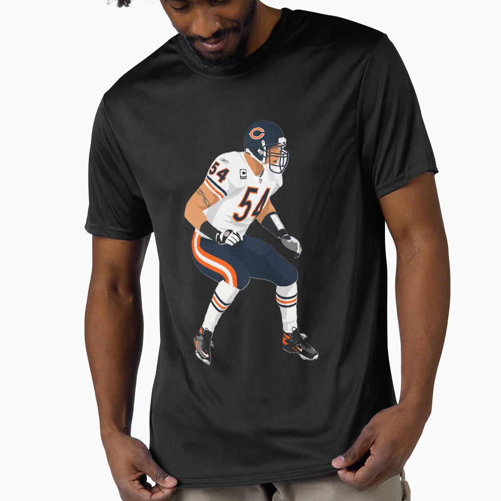 Brian Urlacher T-Shirt - Graphic Print Men Women - T-Shirt, Sweatshirt, Hoodie
