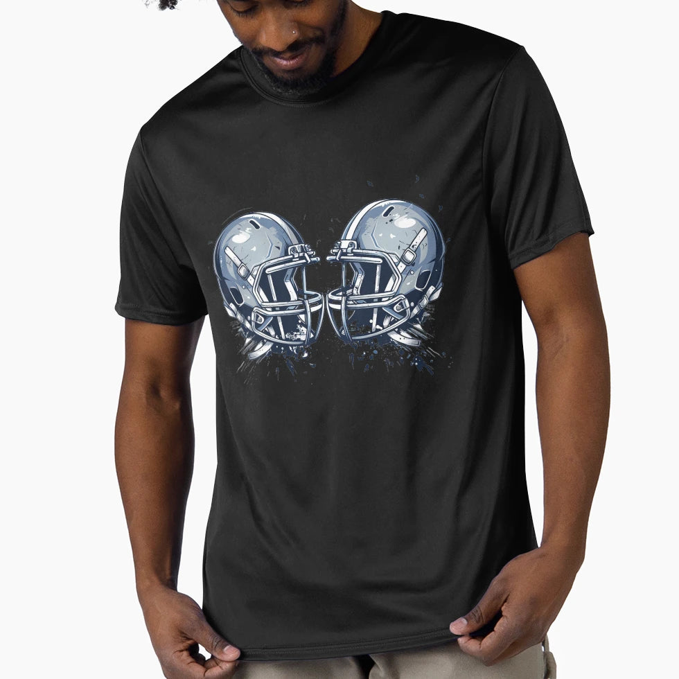 American Football Helmets T-Shirt - Streetwear Style Men Women - T-Shirt, Sweatshirt, Hoodie