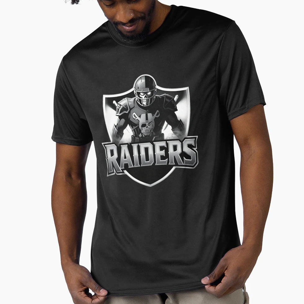 Las Vegas Raiders Football Decal T-Shirt - Minimalist Print for Adults - T-Shirt, Sweatshirt, Hoodie