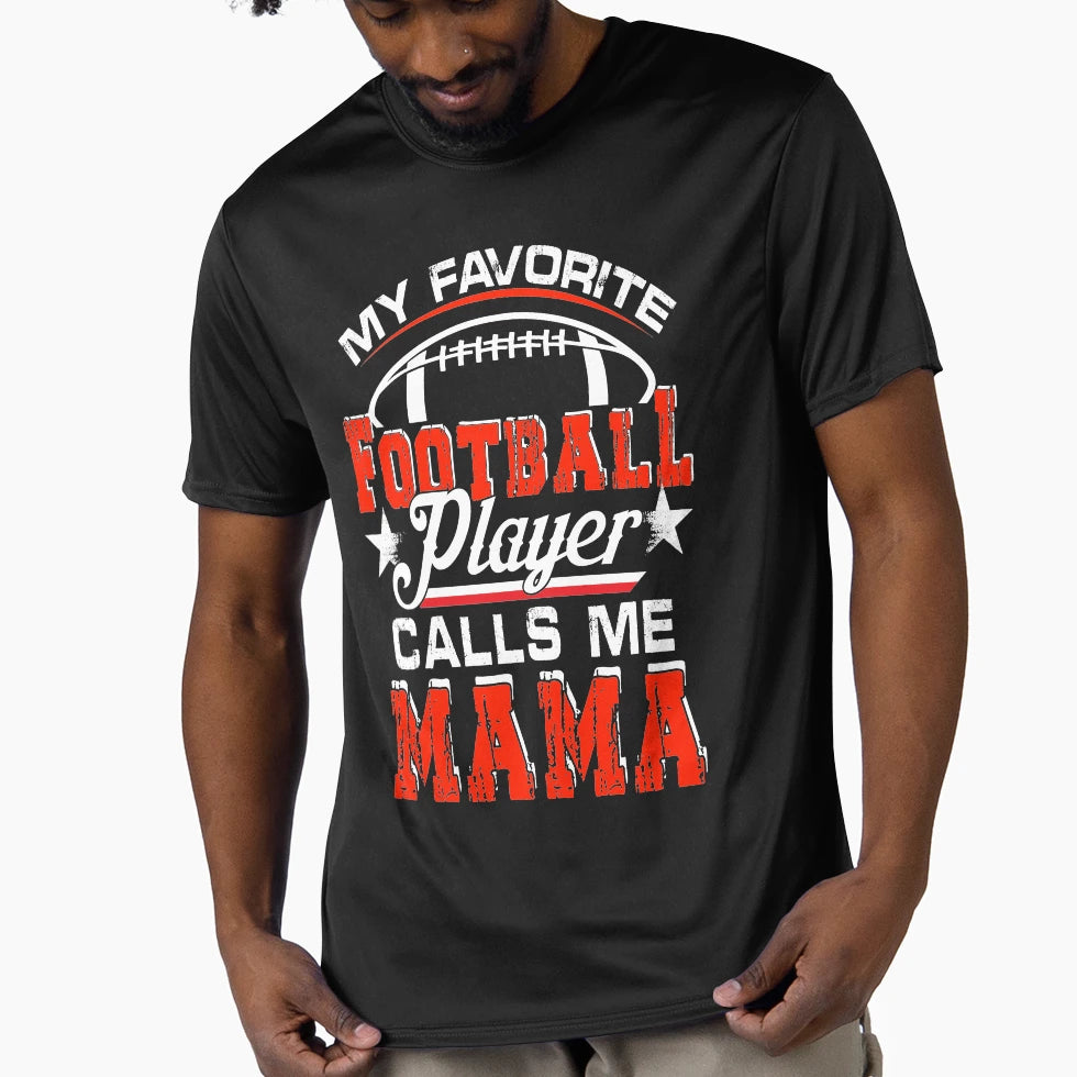 My Favorite Football Player Calls Me T-Shirt - Aesthetic Graphic Unisex - T-Shirt, Sweatshirt, Hoodie