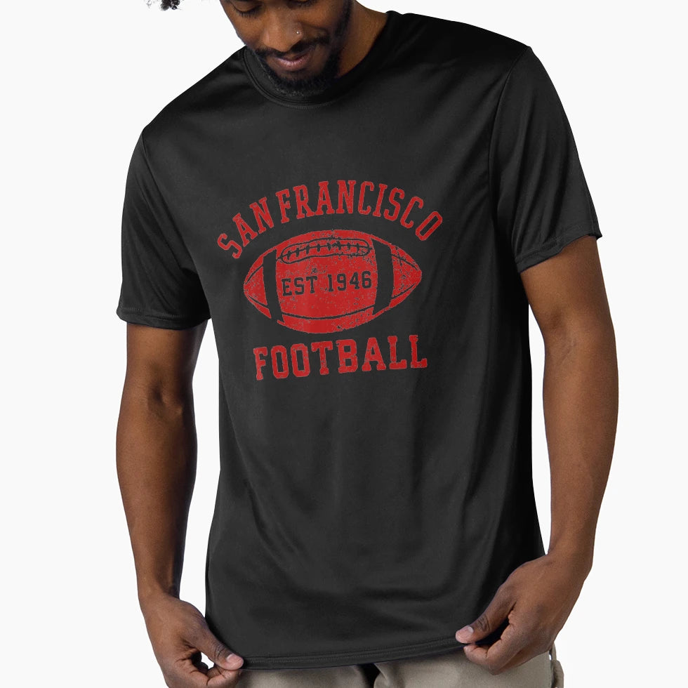 San Francisco Football Sf T-Shirt - Minimalist Print Unisex - T-Shirt, Sweatshirt, Hoodie