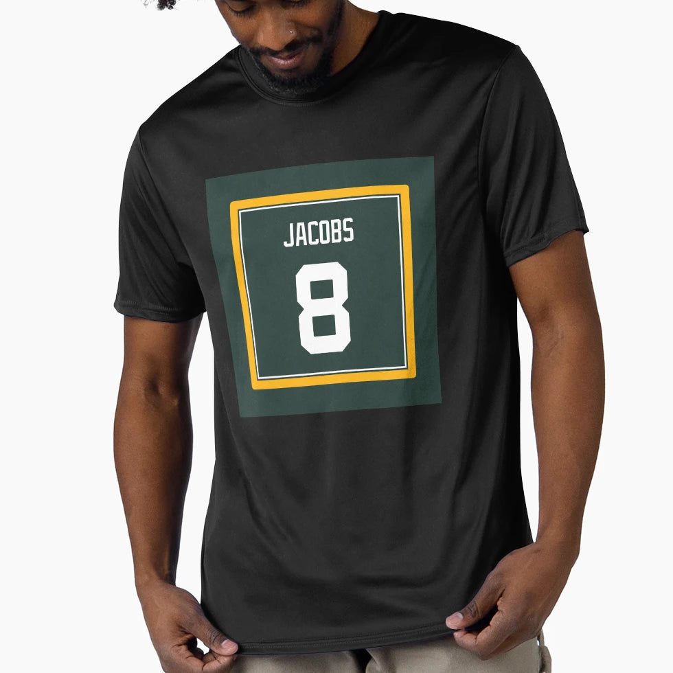 Josh Jacobs Green Bay T-Shirt - Custom Art Print Unisex - T-Shirt, Sweatshirt, Hoodie
