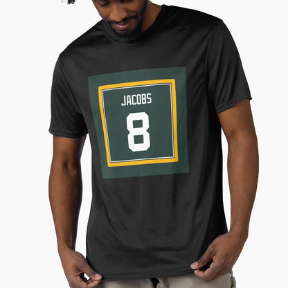 Josh Jacobs Green Bay T-Shirt - Custom Art Print Unisex - T-Shirt, Sweatshirt, Hoodie