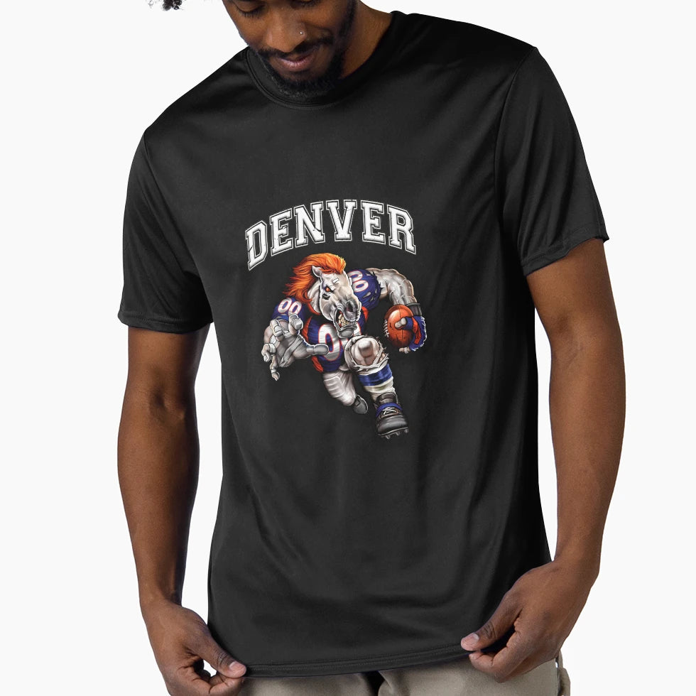 Denver Football T-Shirt - Fun Novelty Design for Adults - T-Shirt, Sweatshirt, Hoodie