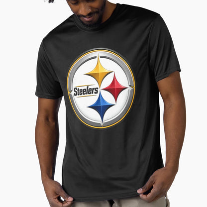 Steel City Chrome Bold High Impact T-Shirt - Graphic Print Men Women - T-Shirt, Sweatshirt, Hoodie