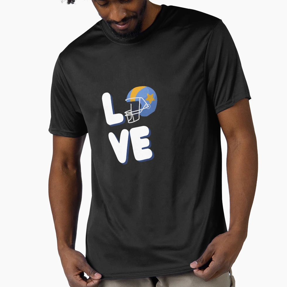 Love Football America T-Shirt - Trendy Graphic for Adults - T-Shirt, Sweatshirt, Hoodie