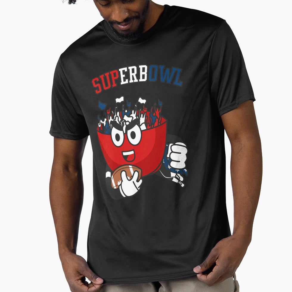 Super Bowl Football T-Shirt - Novelty Apparel for Adults - T-Shirt, Sweatshirt, Hoodie