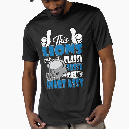 This Lions Fan Is Classy Sassy And Bit T-Shirt - Graphic Print for Adults - T-Shirt, Sweatshirt, Hoodie