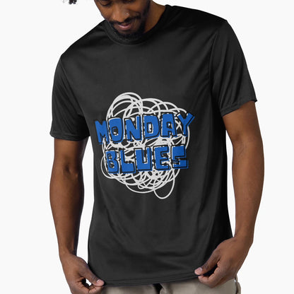 Monday Blues Weekday Vibes Trendy Day T-Shirt - Unique Graphic Men Women - T-Shirt, Sweatshirt, Hoodie