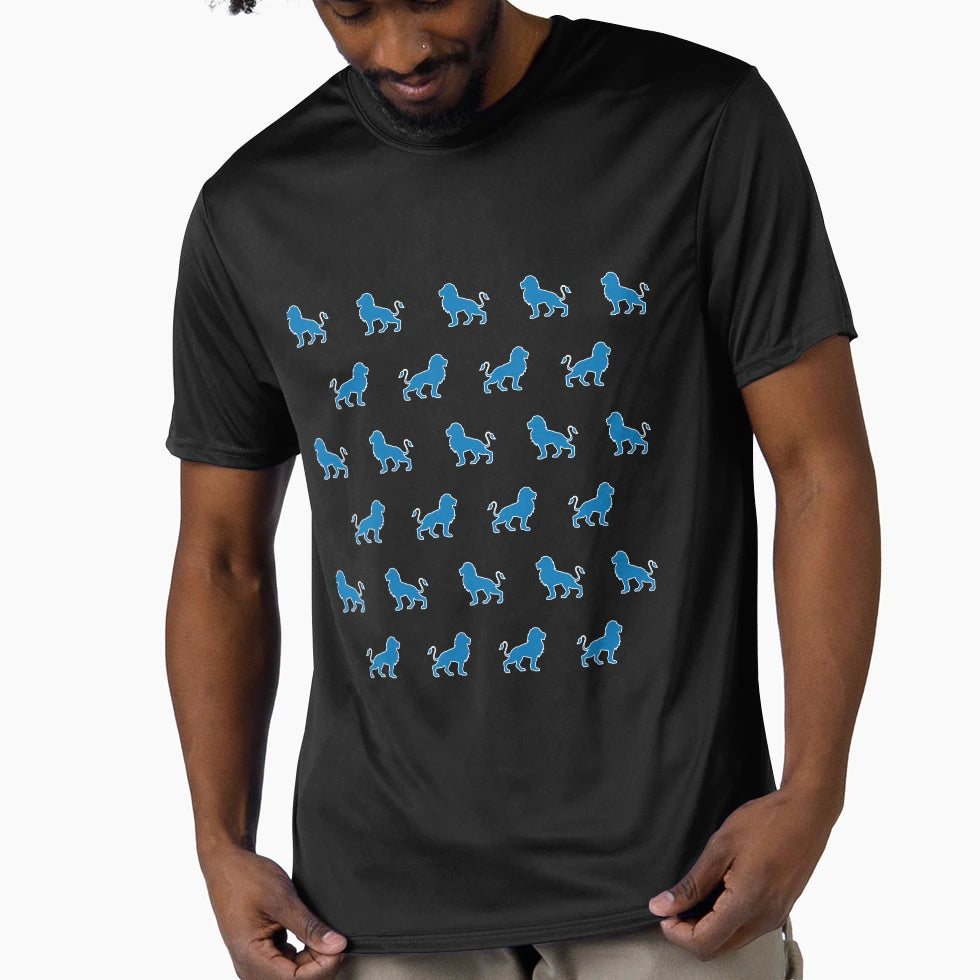 Blue Lions T-Shirt - Graphic Print Unisex - T-Shirt, Sweatshirt, Hoodie