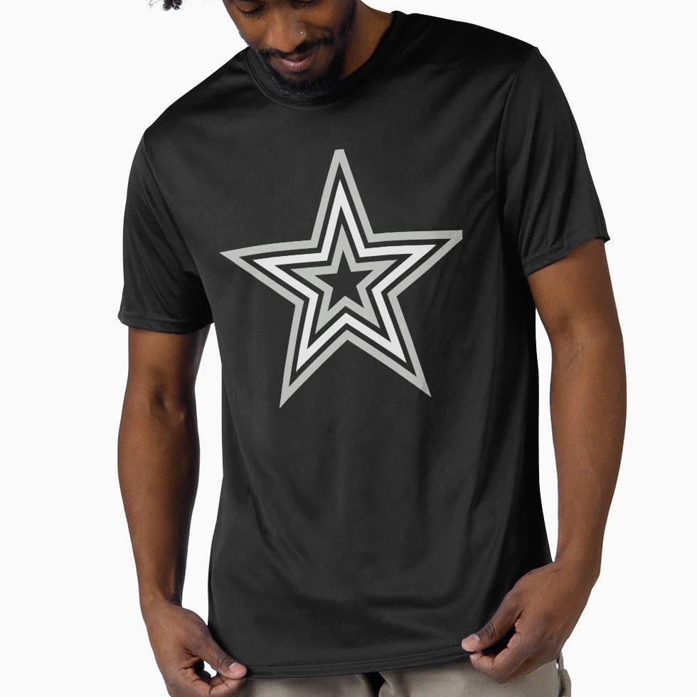 Minimalist Concentric Layered Star T-Shirt - Custom Art Print Unisex - T-Shirt, Sweatshirt, Hoodie