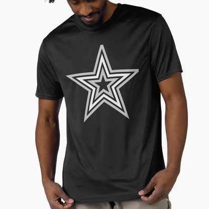 Minimalist Concentric Layered Star T-Shirt - Custom Art Print Unisex - T-Shirt, Sweatshirt, Hoodie