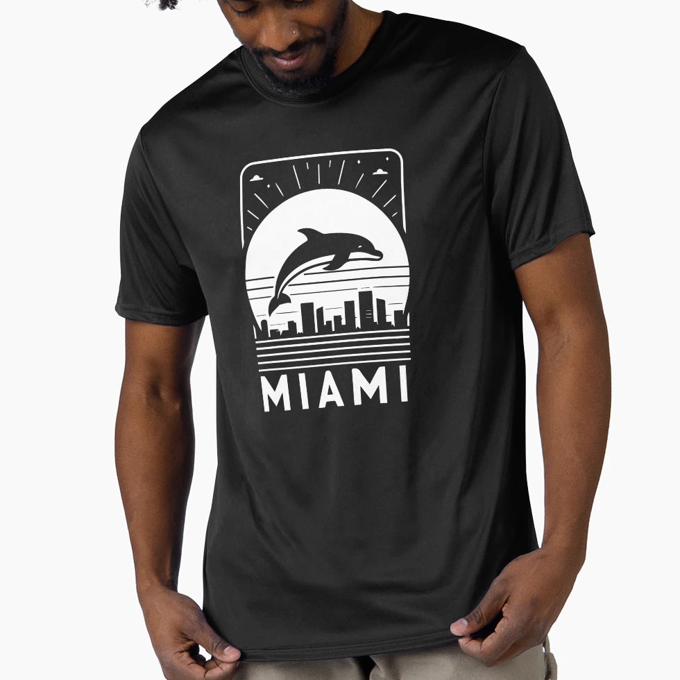 Miami Fun T-Shirt - Graphic Print Unisex - T-Shirt, Sweatshirt, Hoodie