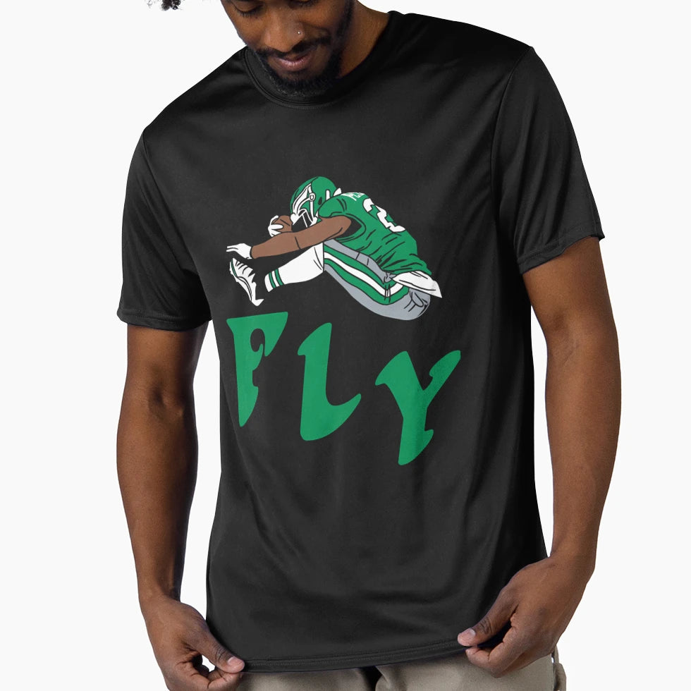 Fly Saquon Philadelphia Football T-Shirt - Streetwear Style Unisex - T-Shirt, Sweatshirt, Hoodie