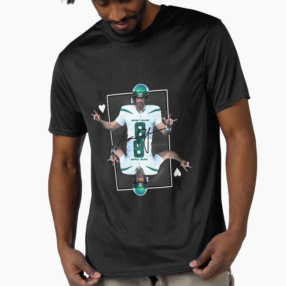 Aaron Rodgersking Card T-Shirt - Custom Art Print Unisex - T-Shirt, Sweatshirt, Hoodie