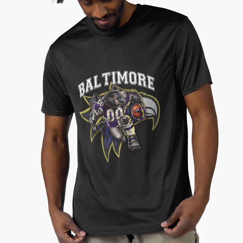 Baltimore Football T-Shirt - Aesthetic Graphic for Adults - T-Shirt, Sweatshirt, Hoodie