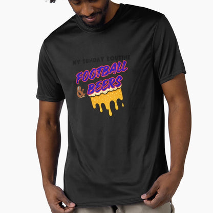 Buffalo Bills My Sunday Routine T-Shirt - Graphic Print for Adults - T-Shirt, Sweatshirt, Hoodie
