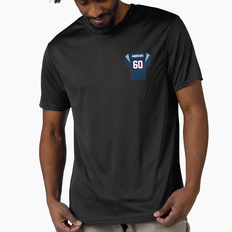 David Andrews Patriots Jersey T-Shirt - Streetwear Style Men Women - T-Shirt, Sweatshirt, Hoodie