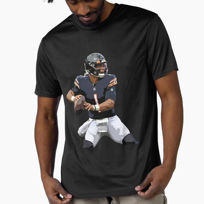 Justin Fields T-Shirt - Novelty Apparel for Adults - T-Shirt, Sweatshirt, Hoodie