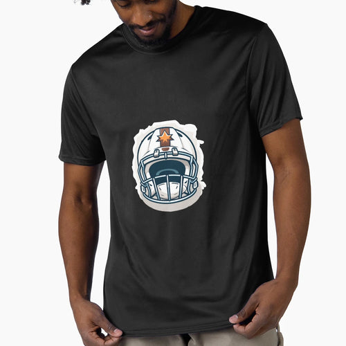 Cartoon Artistic American Football T-Shirt - Minimalist Print for Adults - T-Shirt, Sweatshirt, Hoodie