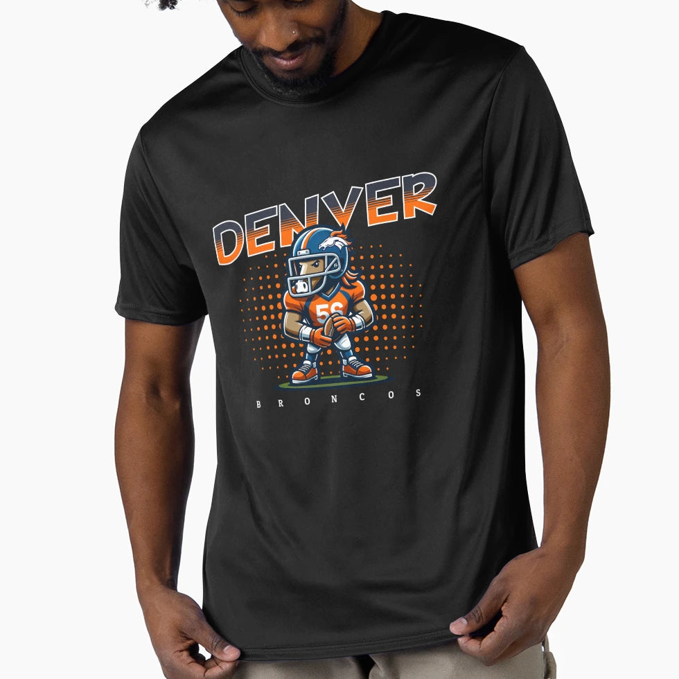 Denver Broncos T-Shirt - Minimalist Print Men Women - T-Shirt, Sweatshirt, Hoodie