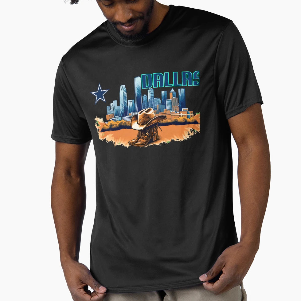 Dallas Tx Logo1 T-Shirt - Aesthetic Graphic Unisex - T-Shirt, Sweatshirt, Hoodie