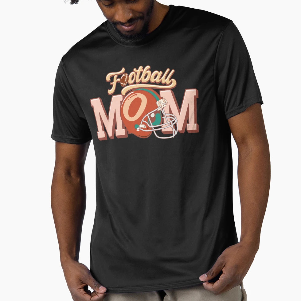 Football Mom T-Shirt - Aesthetic Graphic Men Women - T-Shirt, Sweatshirt, Hoodie