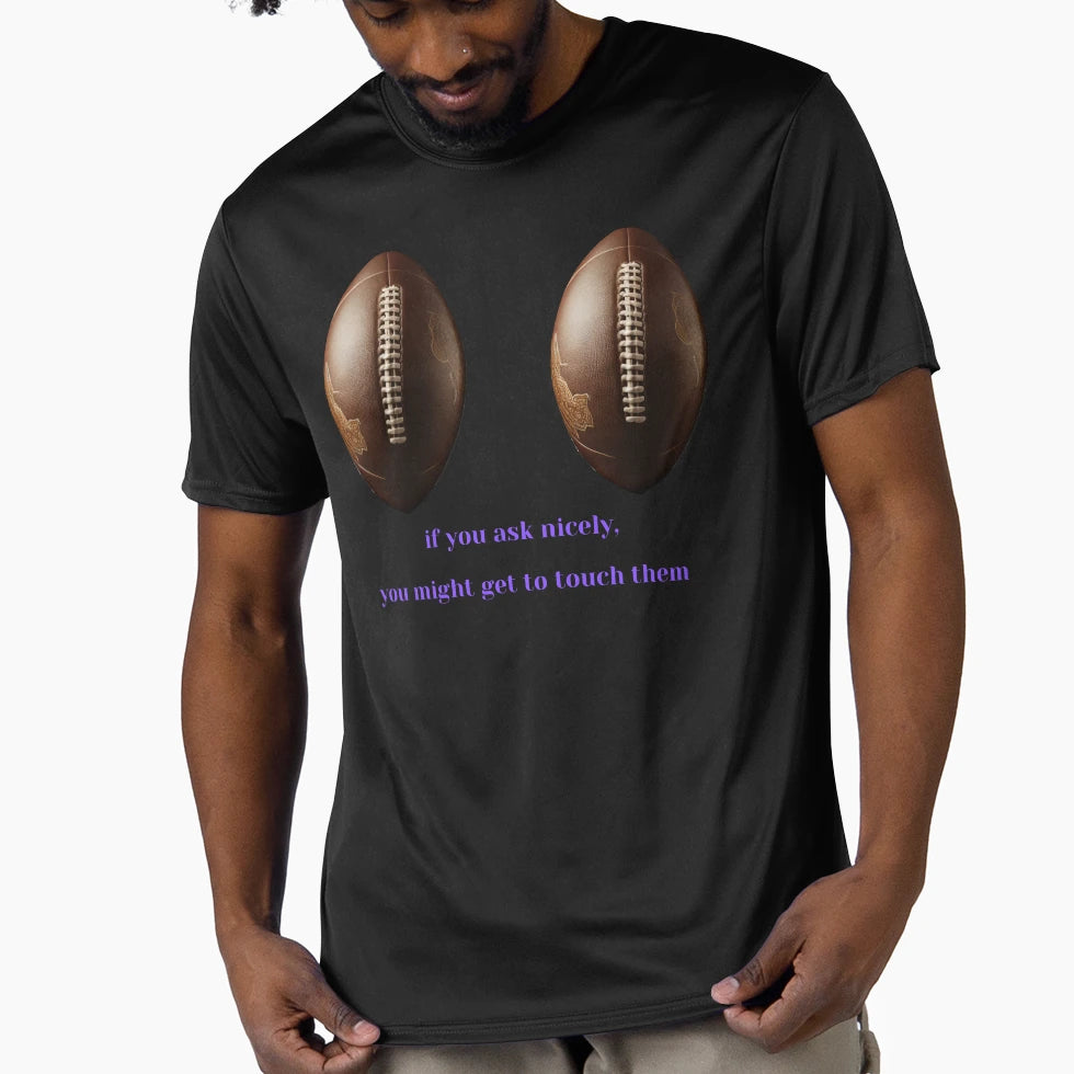Touch Football 02 T-Shirt - Novelty Apparel for Adults - T-Shirt, Sweatshirt, Hoodie