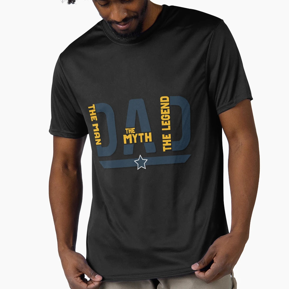 Dad Myth Legend Fathers Day T-Shirt - Aesthetic Graphic for Adults - T-Shirt, Sweatshirt, Hoodie