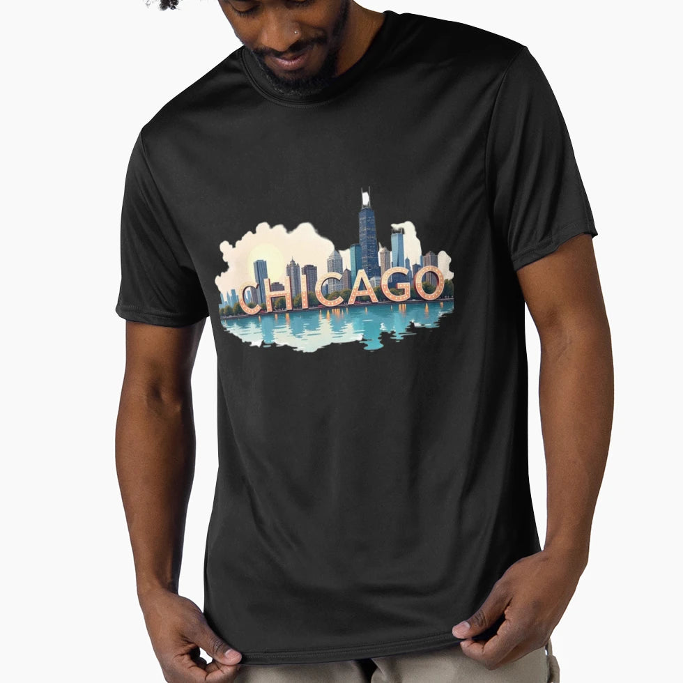 Chicago T-Shirt - Casual Everyday Wear Unisex - T-Shirt, Sweatshirt, Hoodie