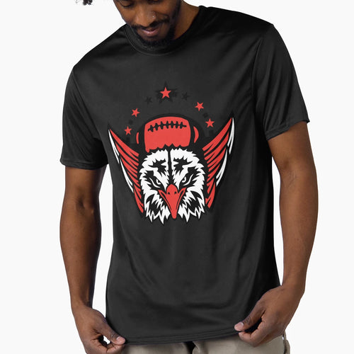 Rugby Football Usa American Eagle Logo T-Shirt - Unique Graphic Unisex - T-Shirt, Sweatshirt, Hoodie