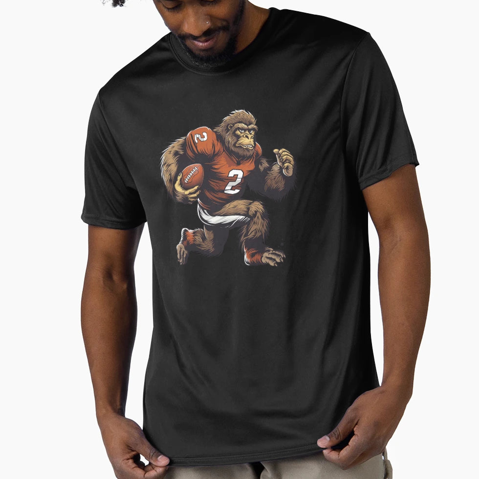 Bigfoot American Football Sasquatch T-Shirt - Graphic Print Men Women - T-Shirt, Sweatshirt, Hoodie