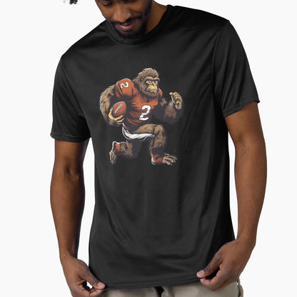 Bigfoot American Football Sasquatch T-Shirt - Graphic Print Men Women - T-Shirt, Sweatshirt, Hoodie