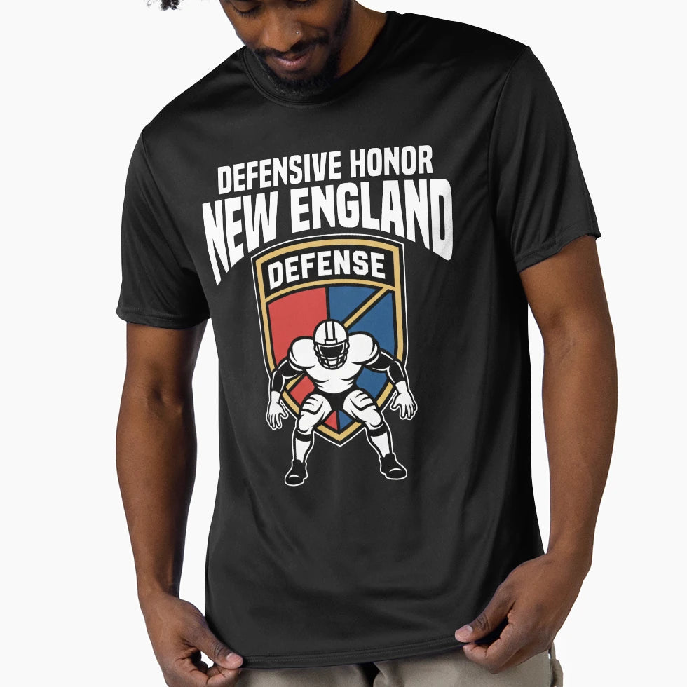 New England Defensive Honor New T-Shirt - Custom Art Print Men Women - T-Shirt, Sweatshirt, Hoodie