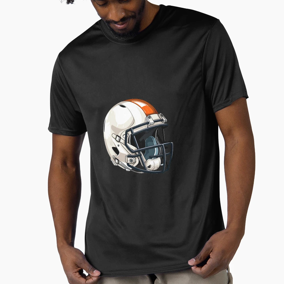 Cartoon Artistic American Football Player T-Shirt - Graphic Print Unisex - T-Shirt, Sweatshirt, Hoodie