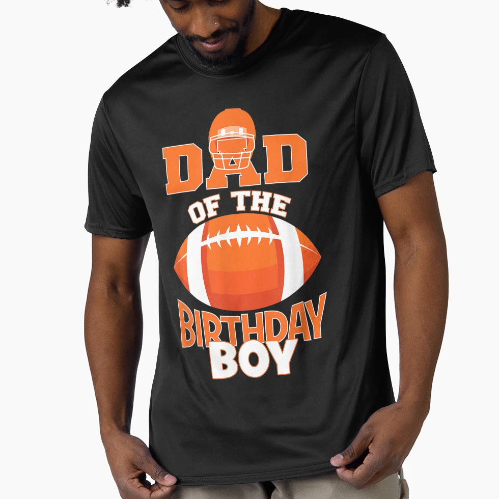 Dad Birthday American Football Party T-Shirt - Minimalist Print for Adults - T-Shirt, Sweatshirt, Hoodie