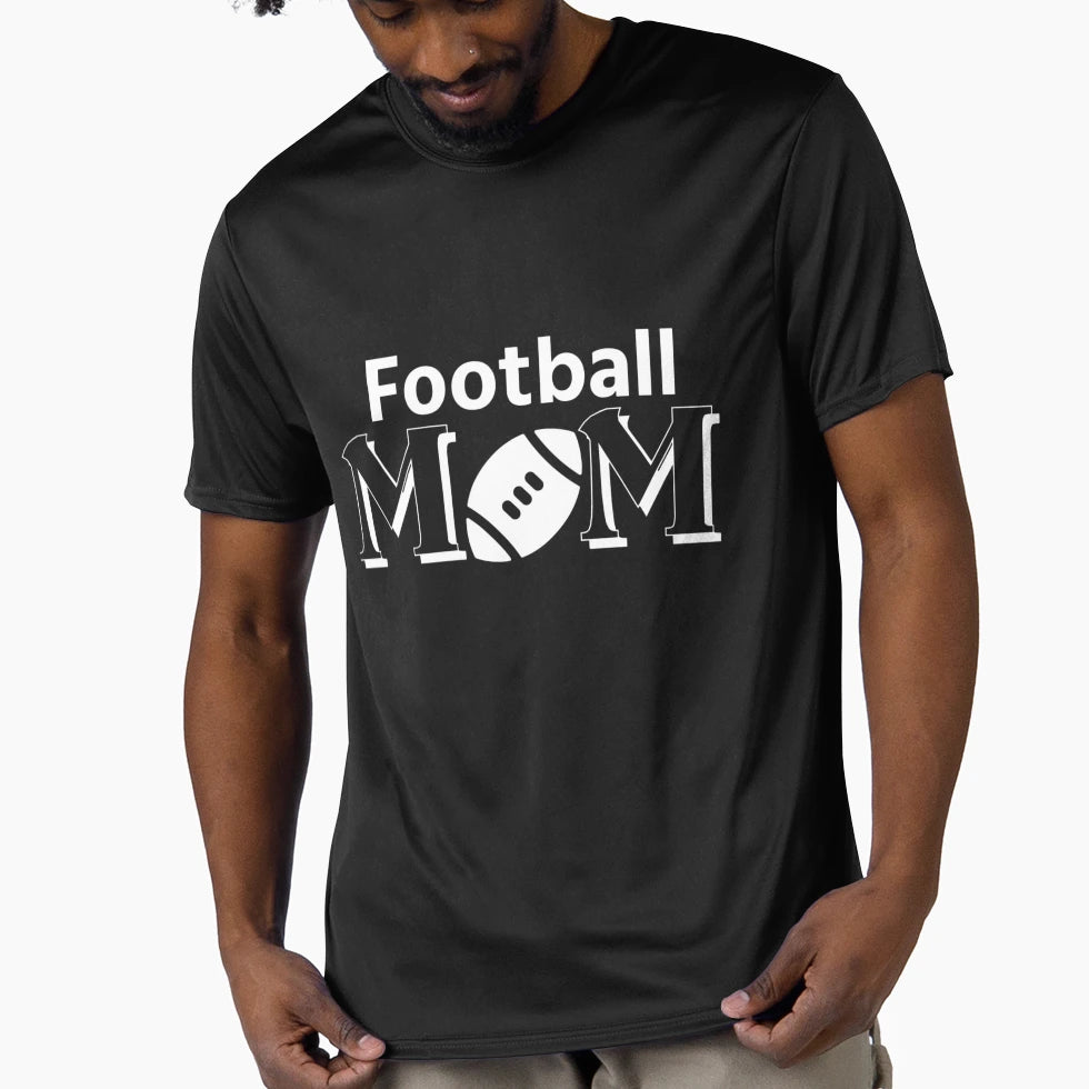Football Mom 1 T-Shirt - Graphic Print Unisex - T-Shirt, Sweatshirt, Hoodie